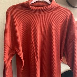Red Mid Turtle Neck